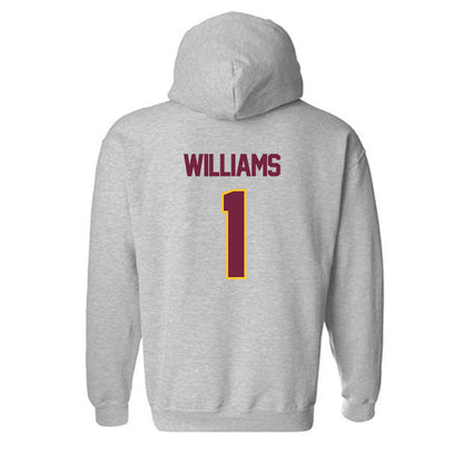 Central Michigan - NCAA Women's Basketball : Nevaeh Williams - Classic Shersey Hooded Sweatshirt-1