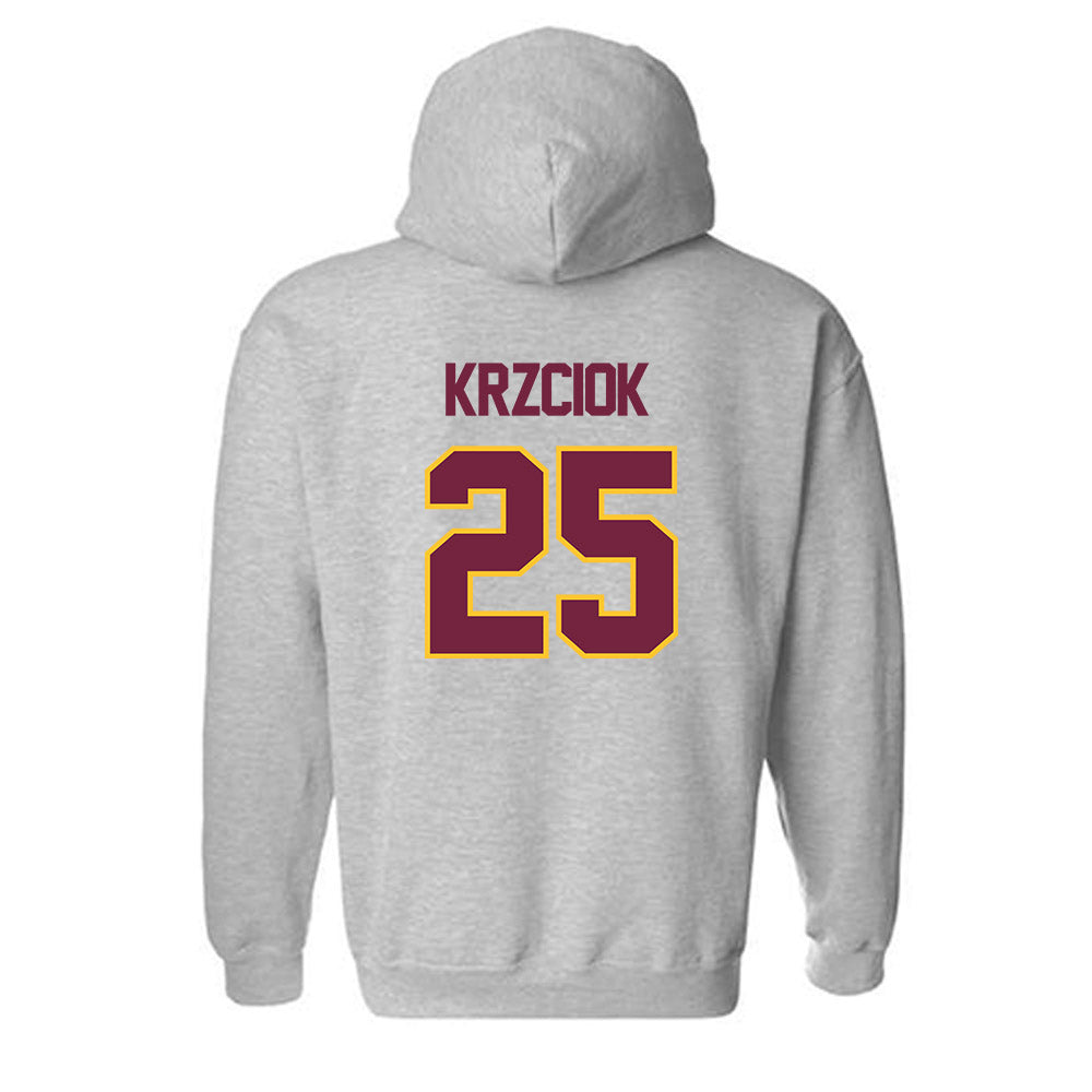 Central Michigan - NCAA Baseball : Brady Krzciok - Classic Shersey Hooded Sweatshirt-1