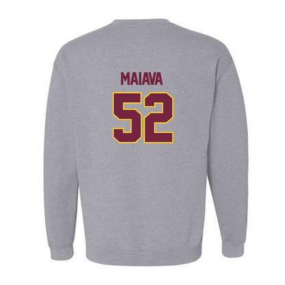Central Michigan - NCAA Football : Dom Maiava - Classic Shersey Crewneck Sweatshirt-1