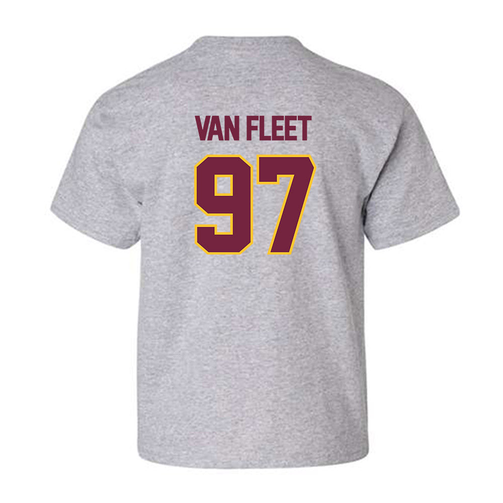 Central Michigan - NCAA Football : Maxwell Van Fleet - Classic Shersey Youth T-Shirt-1