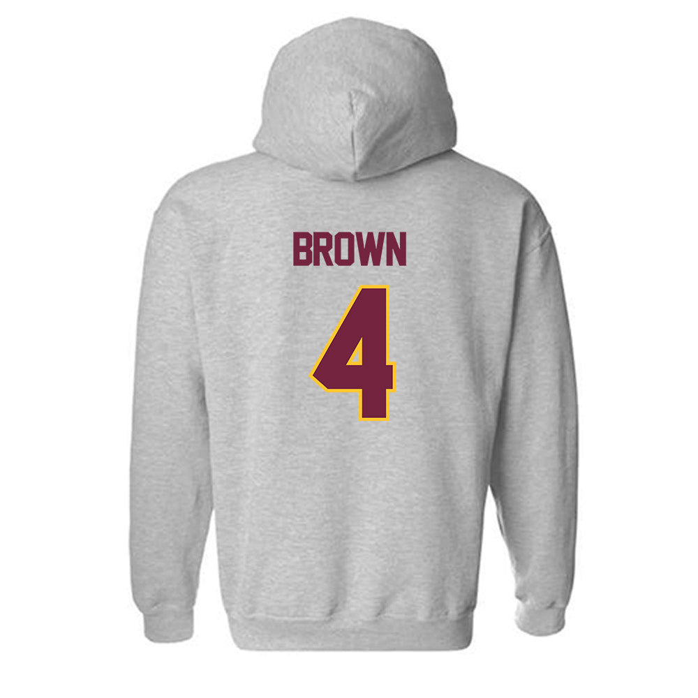 Central Michigan - NCAA Women's Basketball : Sarah Brown - Classic Shersey Hooded Sweatshirt-1