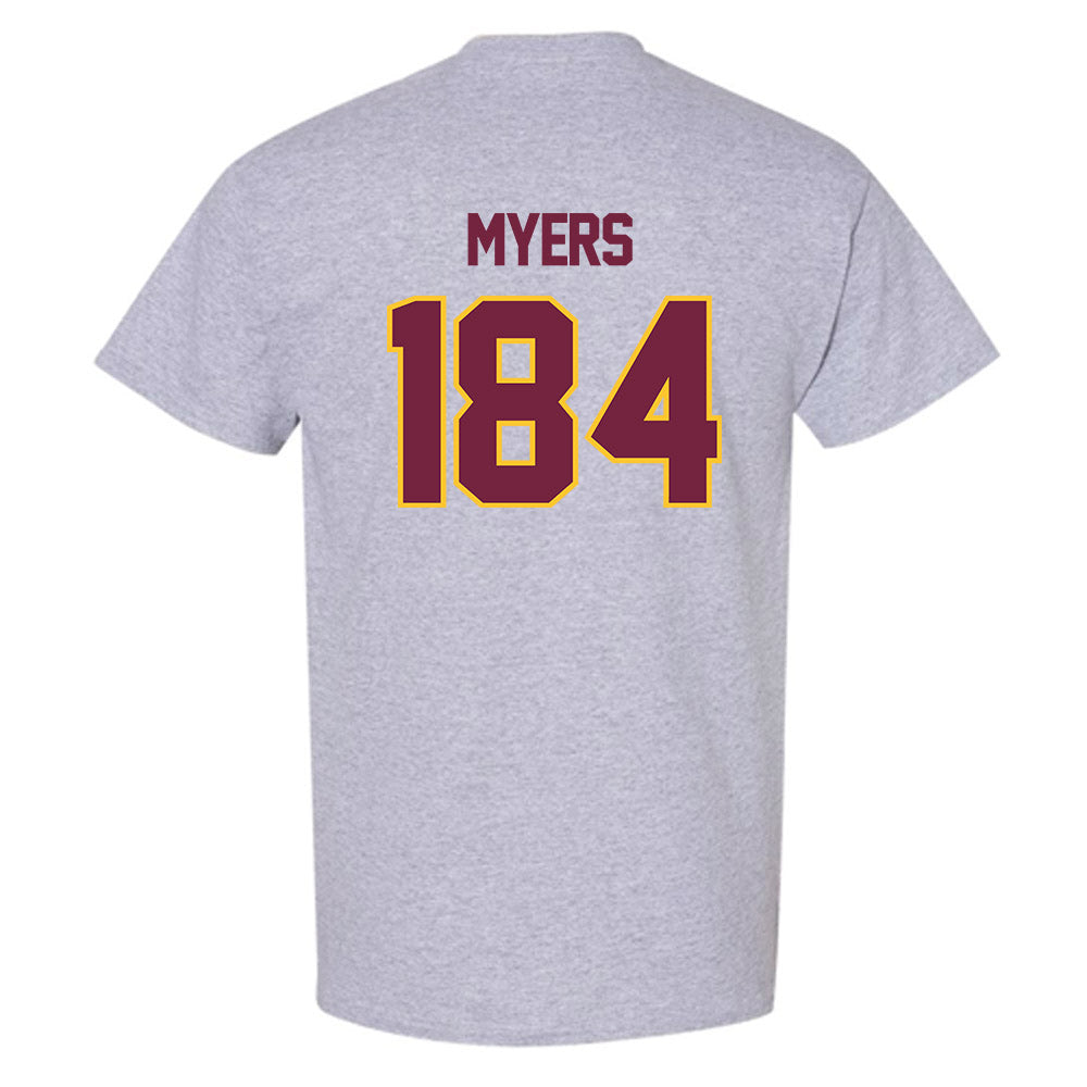 Central Michigan - NCAA Wrestling : Trey Myers - Classic Shersey T-Shirt-1