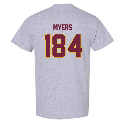 Central Michigan - NCAA Wrestling : Trey Myers - Classic Shersey T-Shirt-1