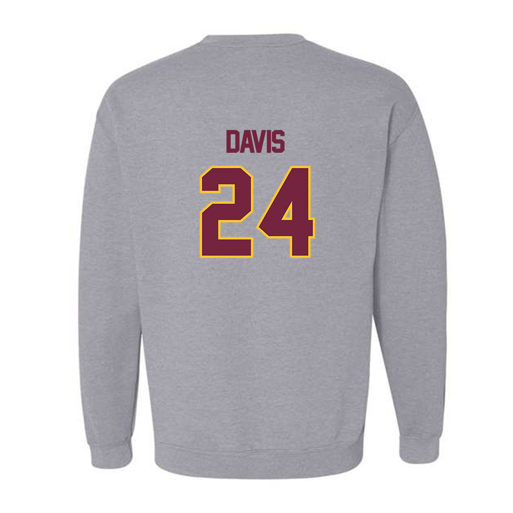 Central Michigan - NCAA Women's Basketball : Indya Davis - Classic Shersey Crewneck Sweatshirt-1