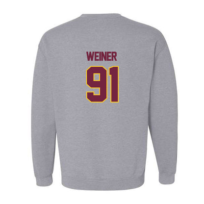 Central Michigan - NCAA Football : Aaron Weiner - Classic Shersey Crewneck Sweatshirt-1