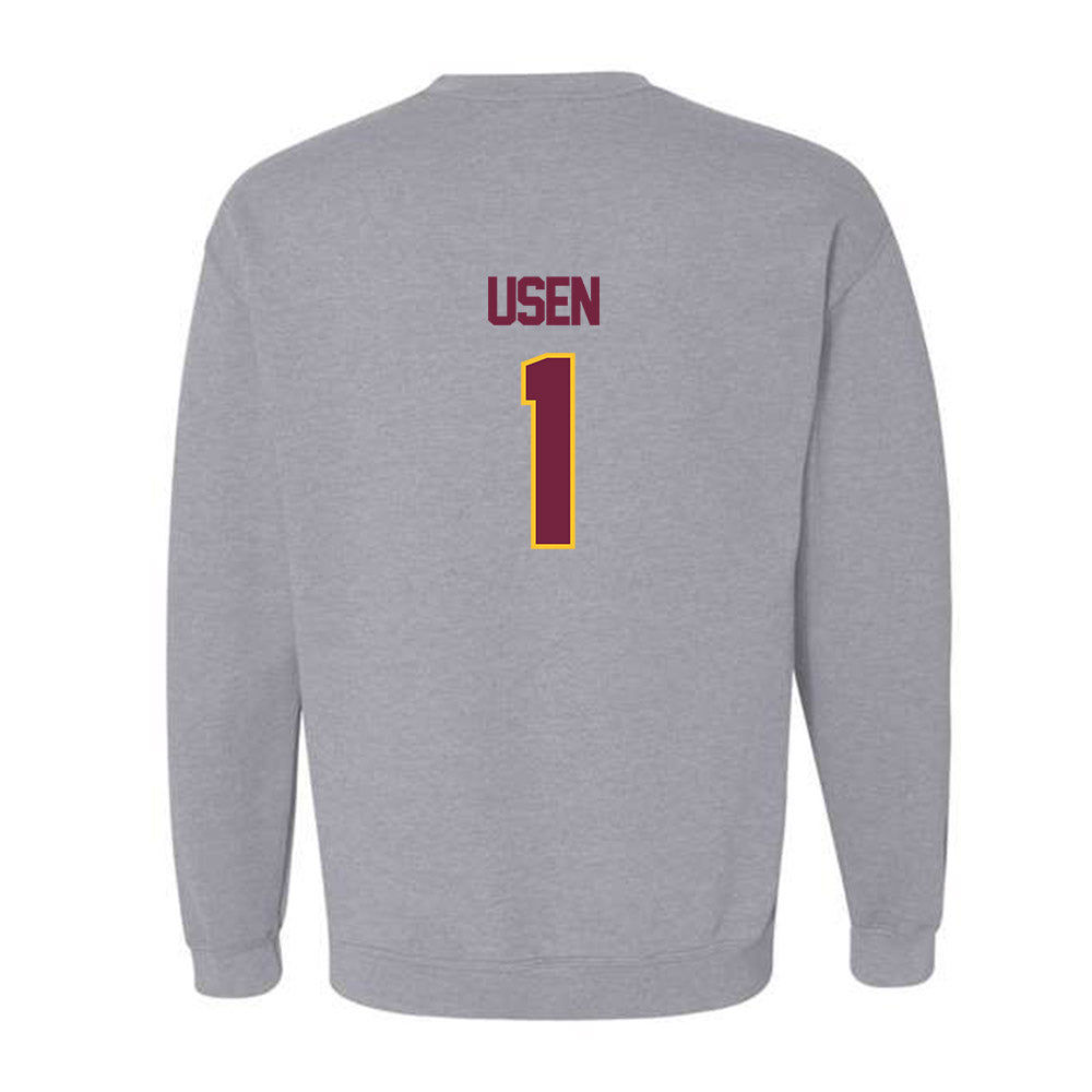 Central Michigan - NCAA Men's Basketball : Nsikan Usen - Classic Shersey Crewneck Sweatshirt-1