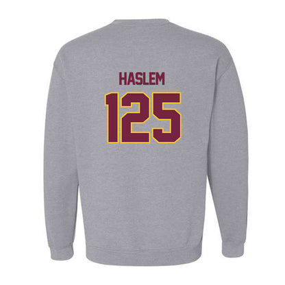 Central Michigan - NCAA Wrestling : Cristian Haslem - Classic Shersey Crewneck Sweatshirt-1