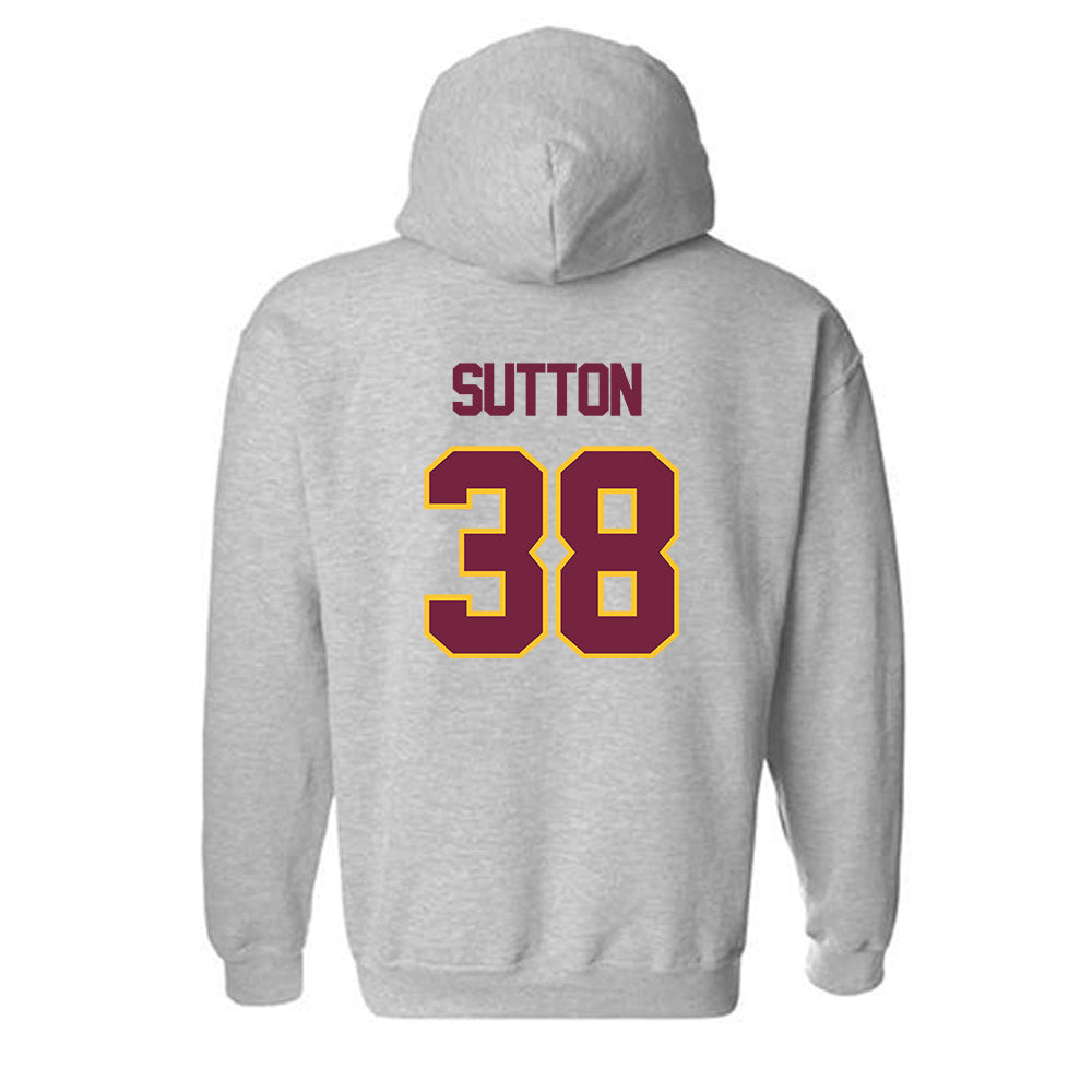 Central Michigan - NCAA Football : Eshawn Sutton - Classic Shersey Hooded Sweatshirt-1