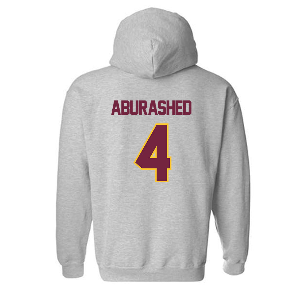 Central Michigan - NCAA Men's Basketball : Kareem Aburashed - Classic Shersey Hooded Sweatshirt-1
