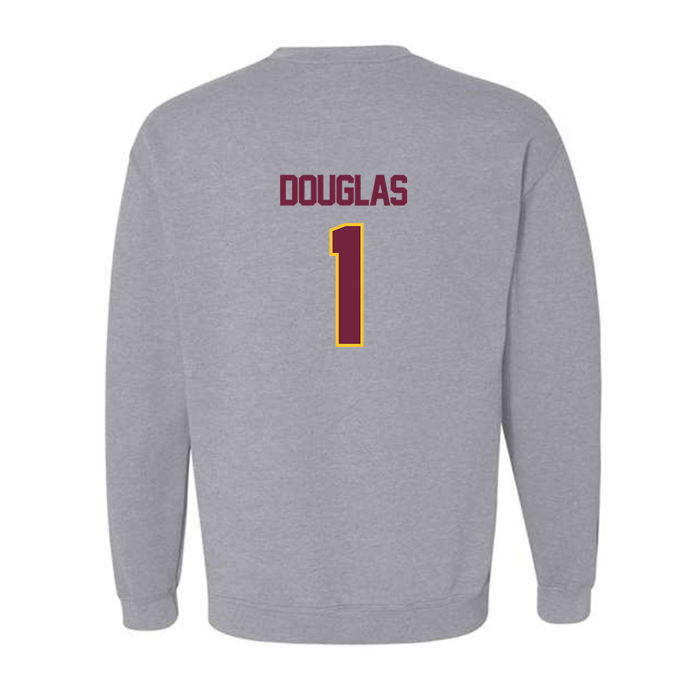 Central Michigan - NCAA Football : JJ Douglas - Classic Shersey Crewneck Sweatshirt-1
