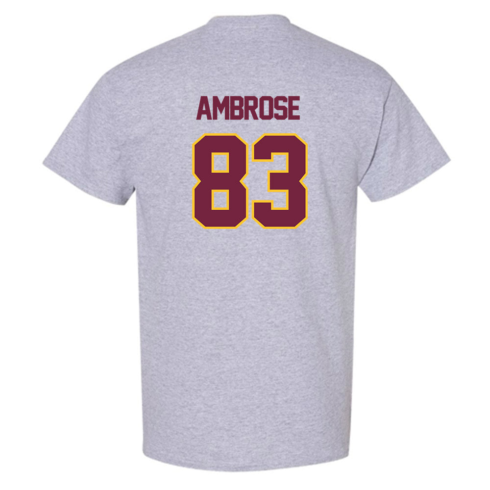 Central Michigan - NCAA Football : Travis Ambrose - Classic Shersey T-Shirt-1