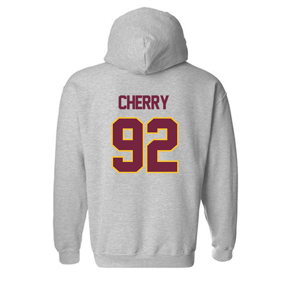 Central Michigan - NCAA Football : Jaxon Cherry - Classic Shersey Hooded Sweatshirt-1