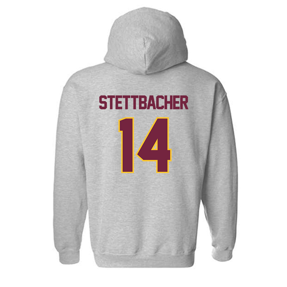 Central Michigan - NCAA Baseball : Drew Stettbacher - Classic Shersey Hooded Sweatshirt-1