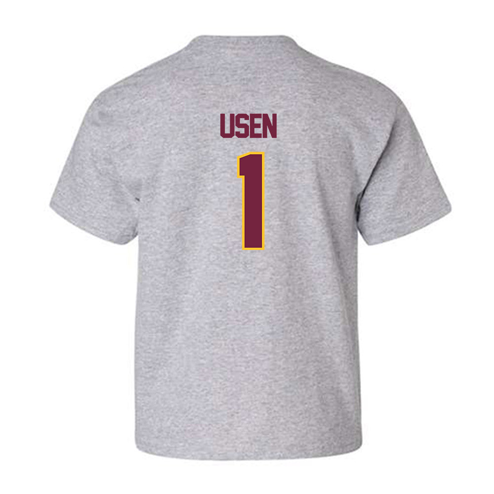 Central Michigan - NCAA Men's Basketball : Nsikan Usen - Classic Shersey Youth T-Shirt-1