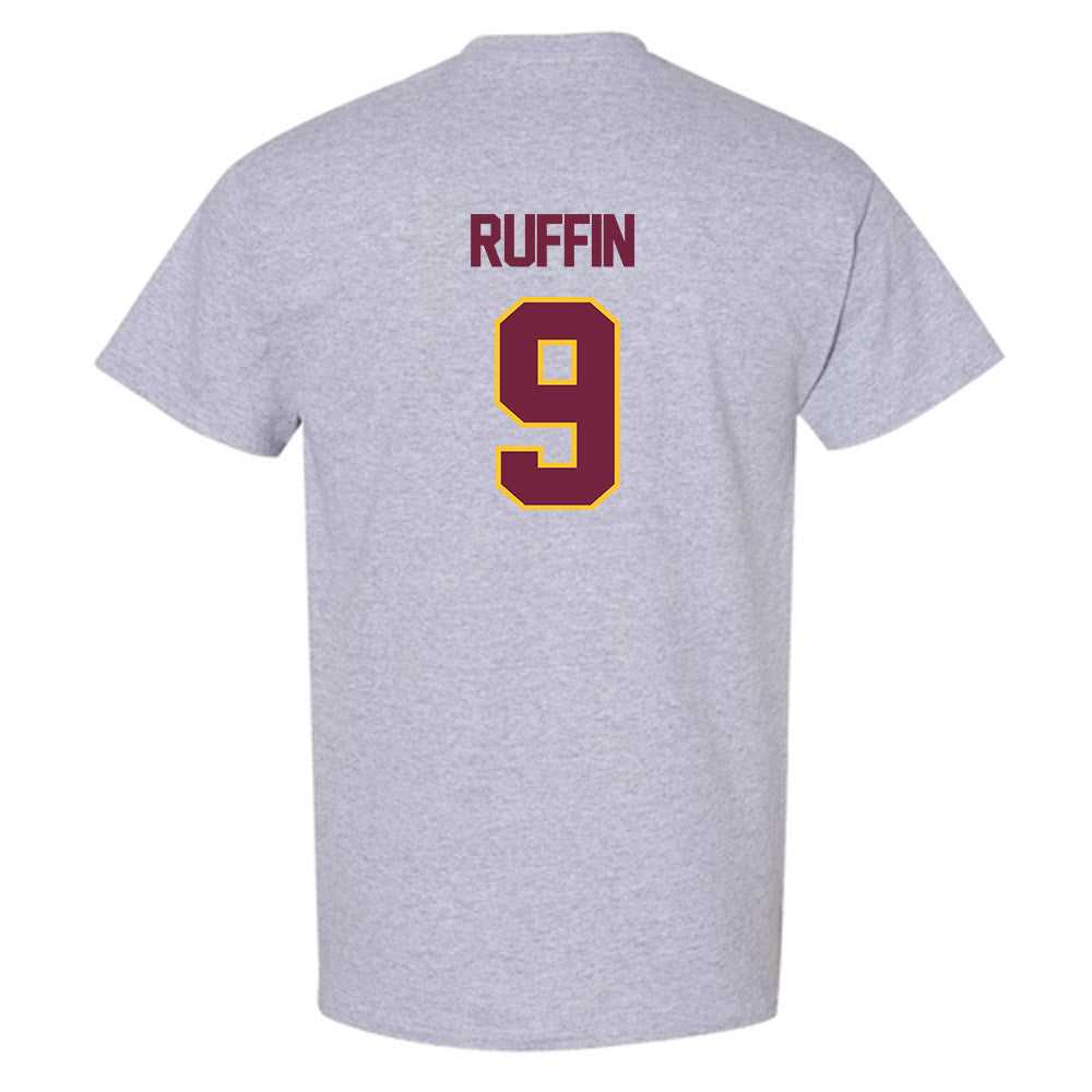 Central Michigan - NCAA Football : Justin Ruffin - Classic Shersey T-Shirt-1
