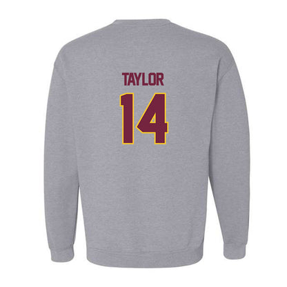 Central Michigan - NCAA Football : Justin Taylor - Classic Shersey Crewneck Sweatshirt-1