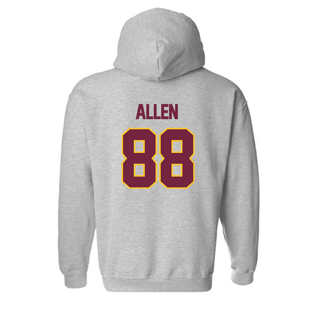Central Michigan - NCAA Football : Jaden Allen - Classic Shersey Hooded Sweatshirt-1