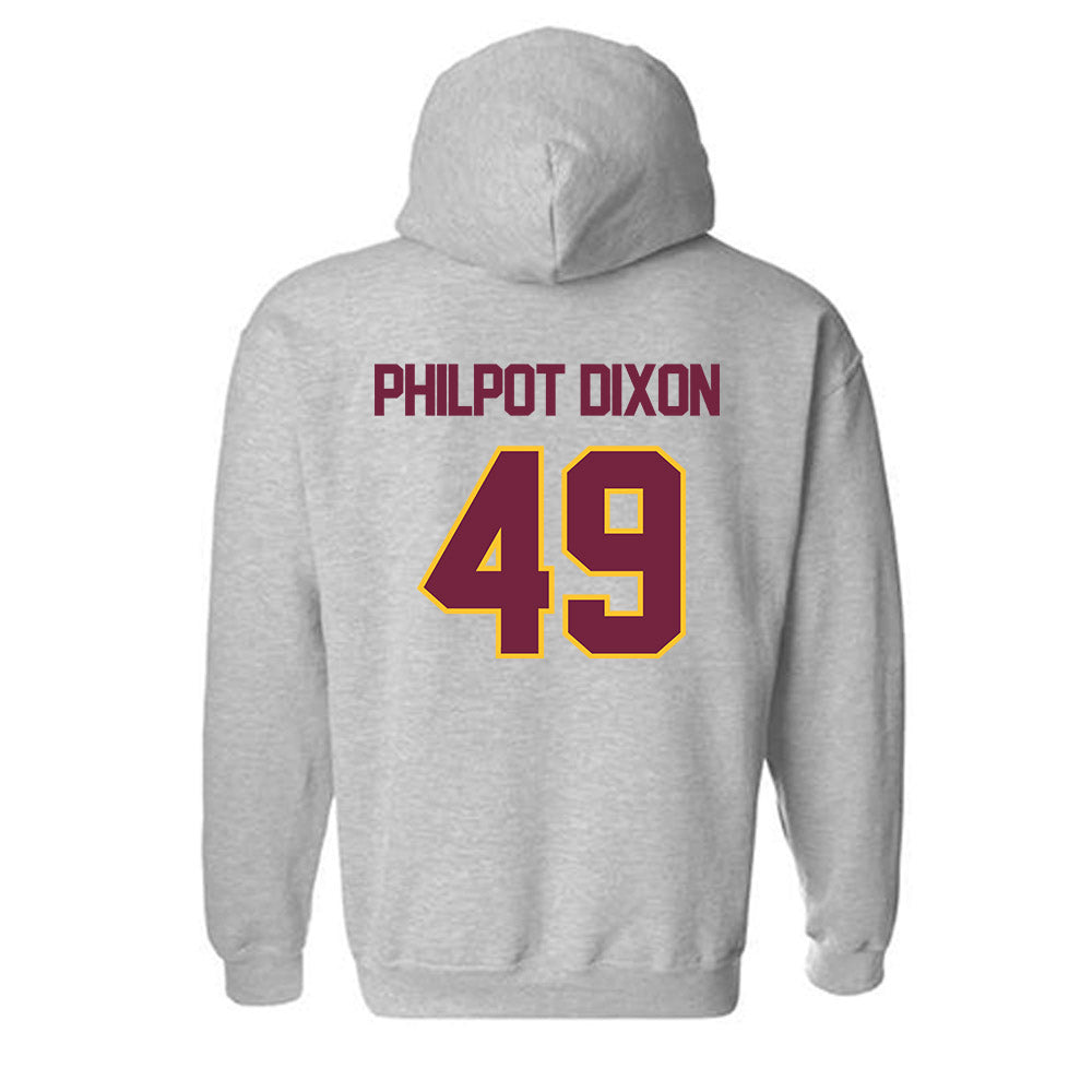 Central Michigan - NCAA Football : Jason Philpot Dixon - Classic Shersey Hooded Sweatshirt-1