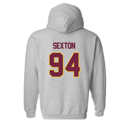 Central Michigan - NCAA Football : Matt Sexton - Classic Shersey Hooded Sweatshirt-1