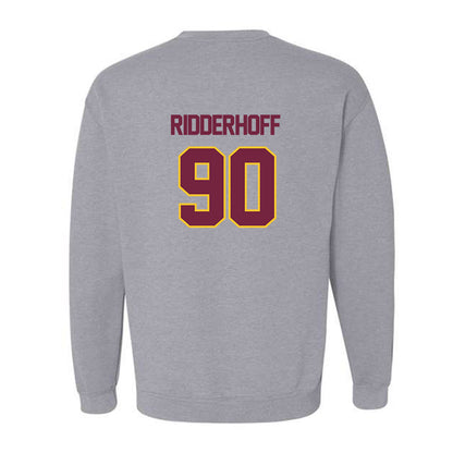 Central Michigan - NCAA Football : Connor Ridderhoff - Classic Shersey Crewneck Sweatshirt-1