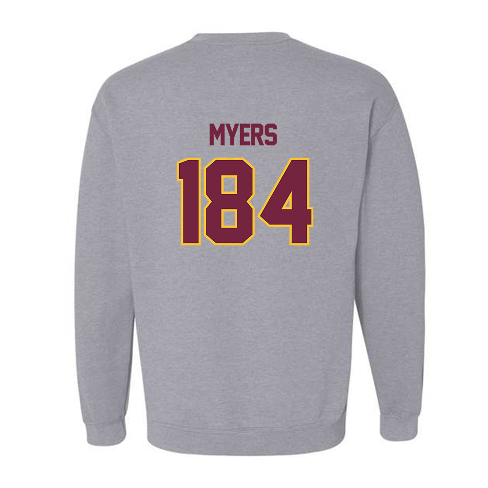 Central Michigan - NCAA Wrestling : Trey Myers - Classic Shersey Crewneck Sweatshirt-1