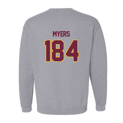 Central Michigan - NCAA Wrestling : Trey Myers - Classic Shersey Crewneck Sweatshirt-1