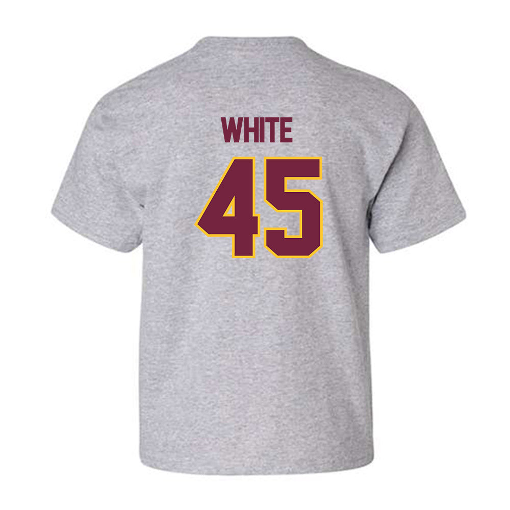 Central Michigan - NCAA Football : Xavier White - Classic Shersey Youth T-Shirt-1