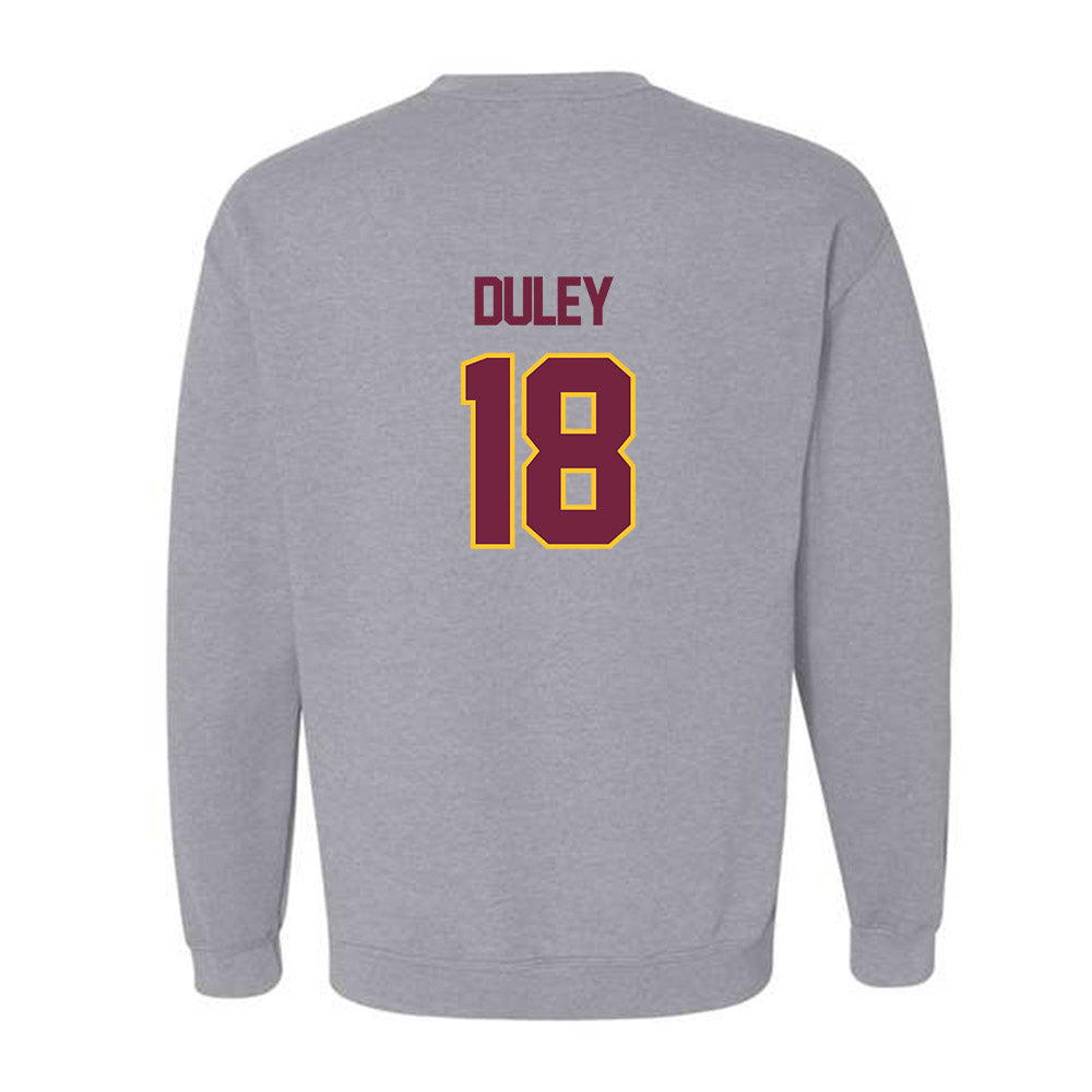 Central Michigan - NCAA Football : Declan Duley - Classic Shersey Crewneck Sweatshirt-1