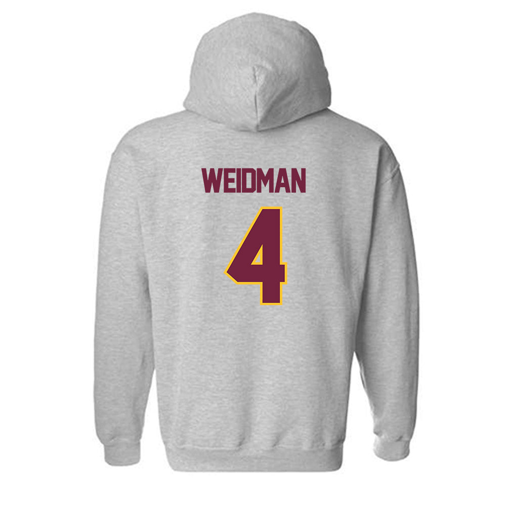 Central Michigan - NCAA Women's Volleyball : Rainey Weidman - Classic Shersey Hooded Sweatshirt-1
