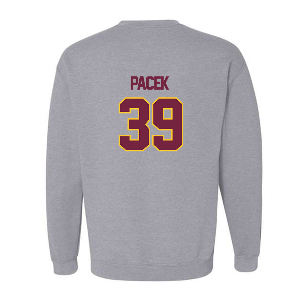 Central Michigan - NCAA Baseball : Zane Pacek - Classic Shersey Crewneck Sweatshirt-1
