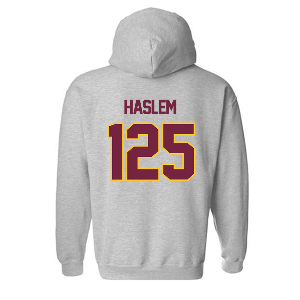 Central Michigan - NCAA Wrestling : Cristian Haslem - Classic Shersey Hooded Sweatshirt-1