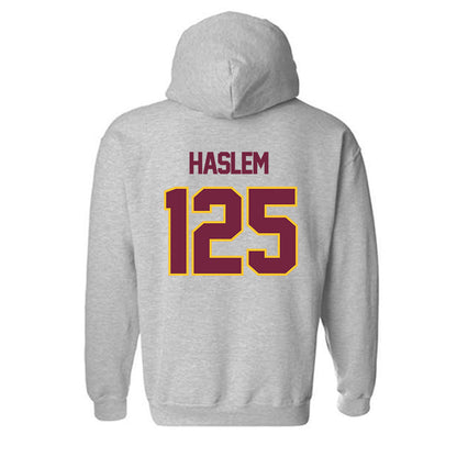 Central Michigan - NCAA Wrestling : Cristian Haslem - Classic Shersey Hooded Sweatshirt-1