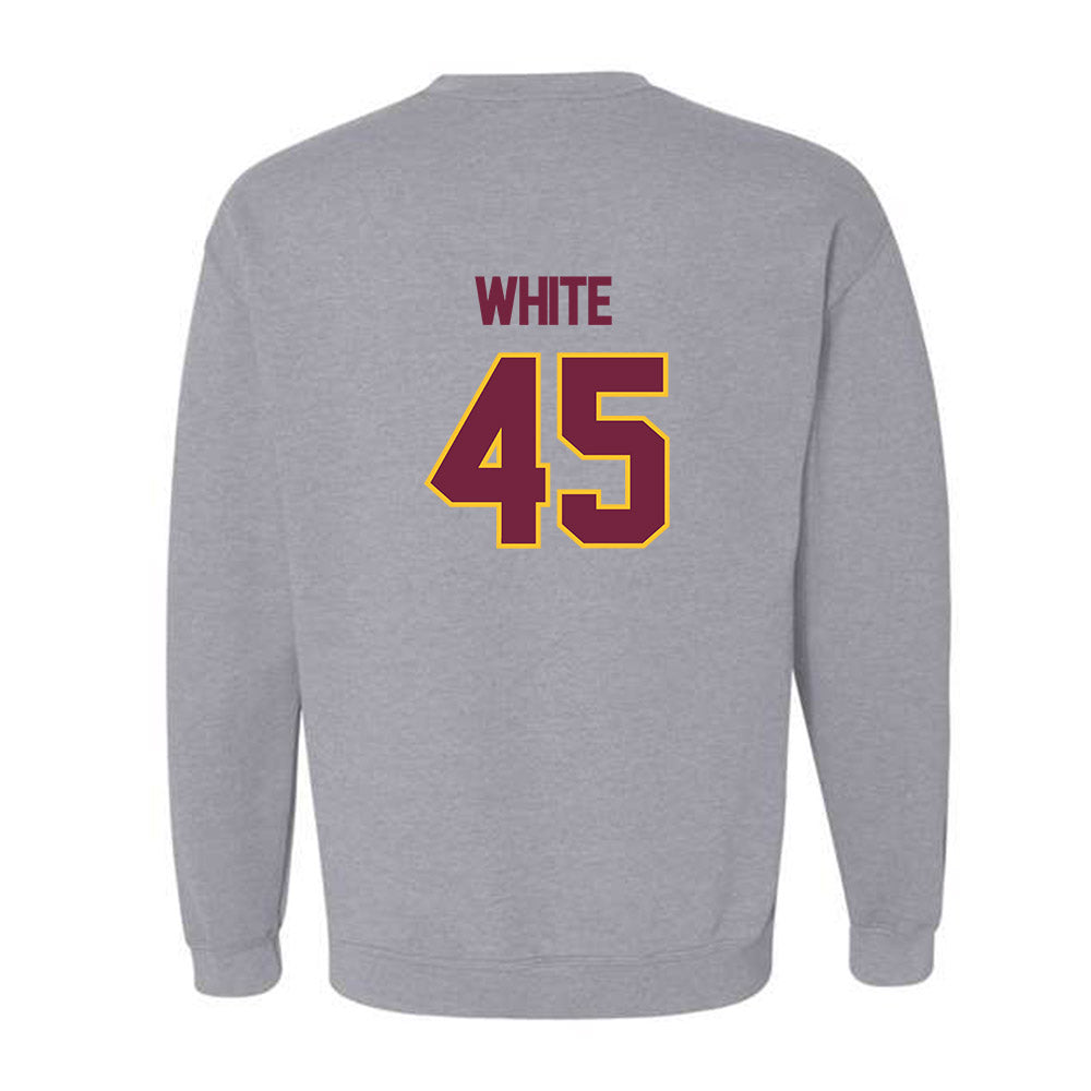Central Michigan - NCAA Football : Xavier White - Classic Shersey Crewneck Sweatshirt-1