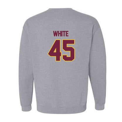 Central Michigan - NCAA Football : Xavier White - Classic Shersey Crewneck Sweatshirt-1