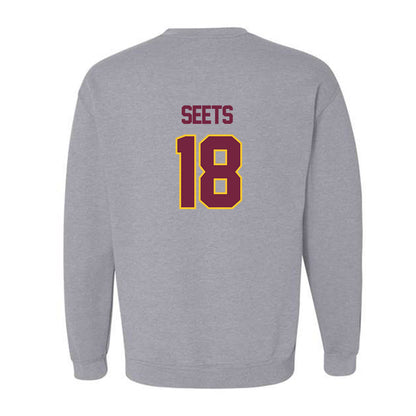 Central Michigan - NCAA Football : Geno Seets - Classic Shersey Crewneck Sweatshirt-1