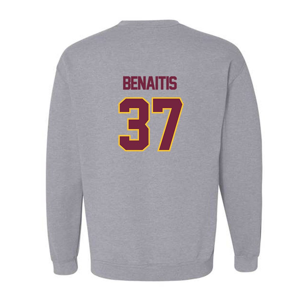 Central Michigan - NCAA Football : Colton Benaitis - Classic Shersey Crewneck Sweatshirt-1