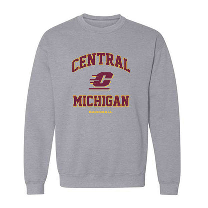 Central Michigan - NCAA Baseball : Drew Stettbacher - Classic Shersey Crewneck Sweatshirt-0