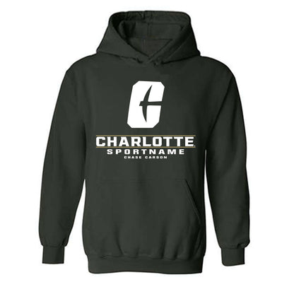 UNC Charlotte - NCAA Baseball : Chase Carson - Classic Fashion Shersey Hooded Sweatshirt