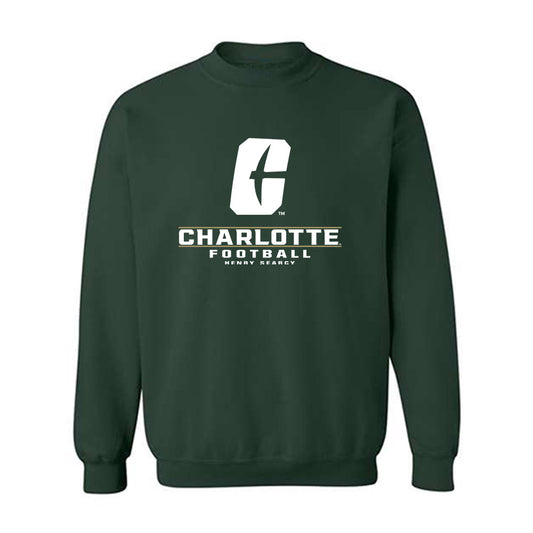 UNC Charlotte - NCAA Football : Henry Searcy - Classic Fashion Shersey Crewneck Sweatshirt-0