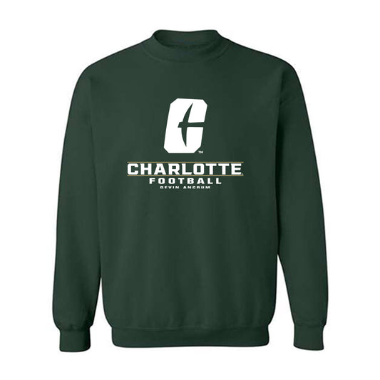 UNC Charlotte - NCAA Football : Devin Ancrum - Classic Fashion Shersey Crewneck Sweatshirt-0