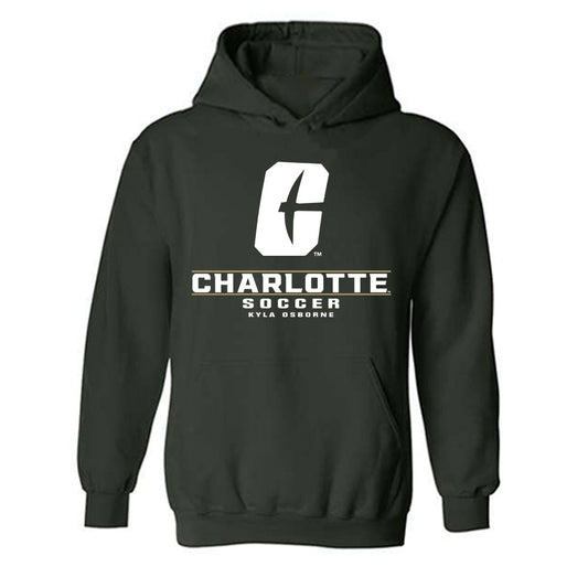 UNC Charlotte - NCAA Women's Soccer : Kyla Osborne - Classic Fashion Shersey Hooded Sweatshirt-0