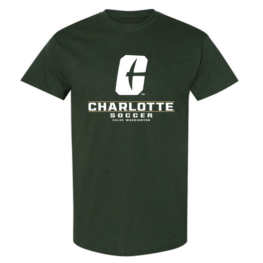 UNC Charlotte - NCAA Women's Soccer : Chloe Waddington - Classic Fashion Shersey T-Shirt-0