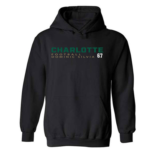 UNC Charlotte - NCAA Football : Dominic Silvia - Hooded Sweatshirt Classic Fashion Shersey