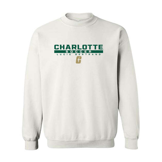 UNC Charlotte - NCAA Women's Soccer : Lucie Bertrand - Classic Fashion Shersey Crewneck Sweatshirt-0