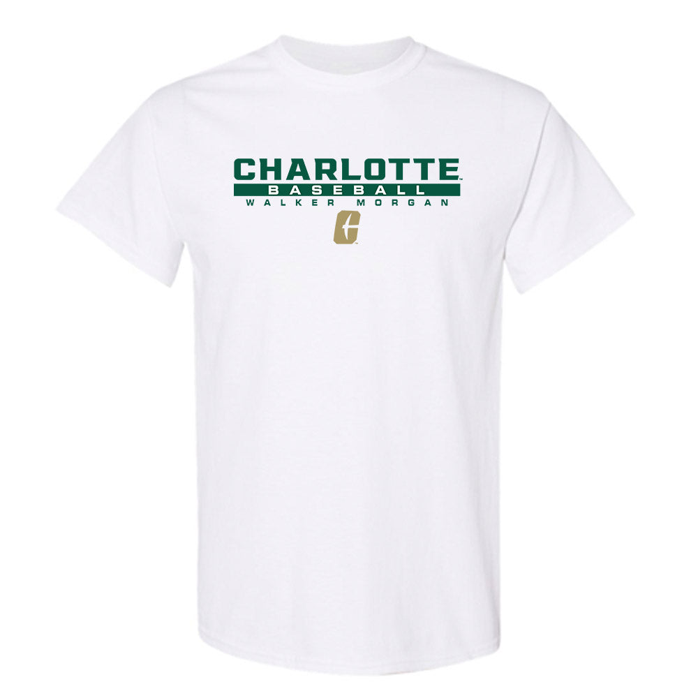 UNC Charlotte - NCAA Baseball : Walker Morgan - Classic Fashion Shersey T-Shirt-0