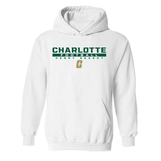 UNC Charlotte - NCAA Football : Henry Searcy - Classic Fashion Shersey Hooded Sweatshirt-0