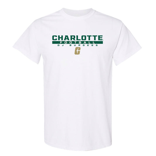 UNC Charlotte - NCAA Football : DJ Burgess - Classic Fashion Shersey T-Shirt-0