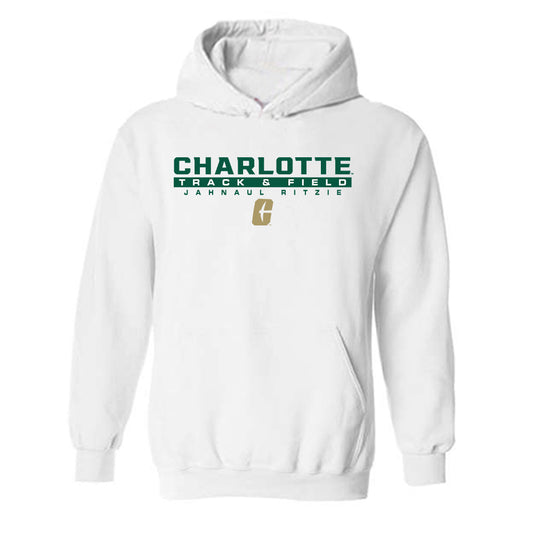 UNC Charlotte - NCAA Men's Track & Field : Jahnaul Ritzie - Classic Fashion Shersey Hooded Sweatshirt