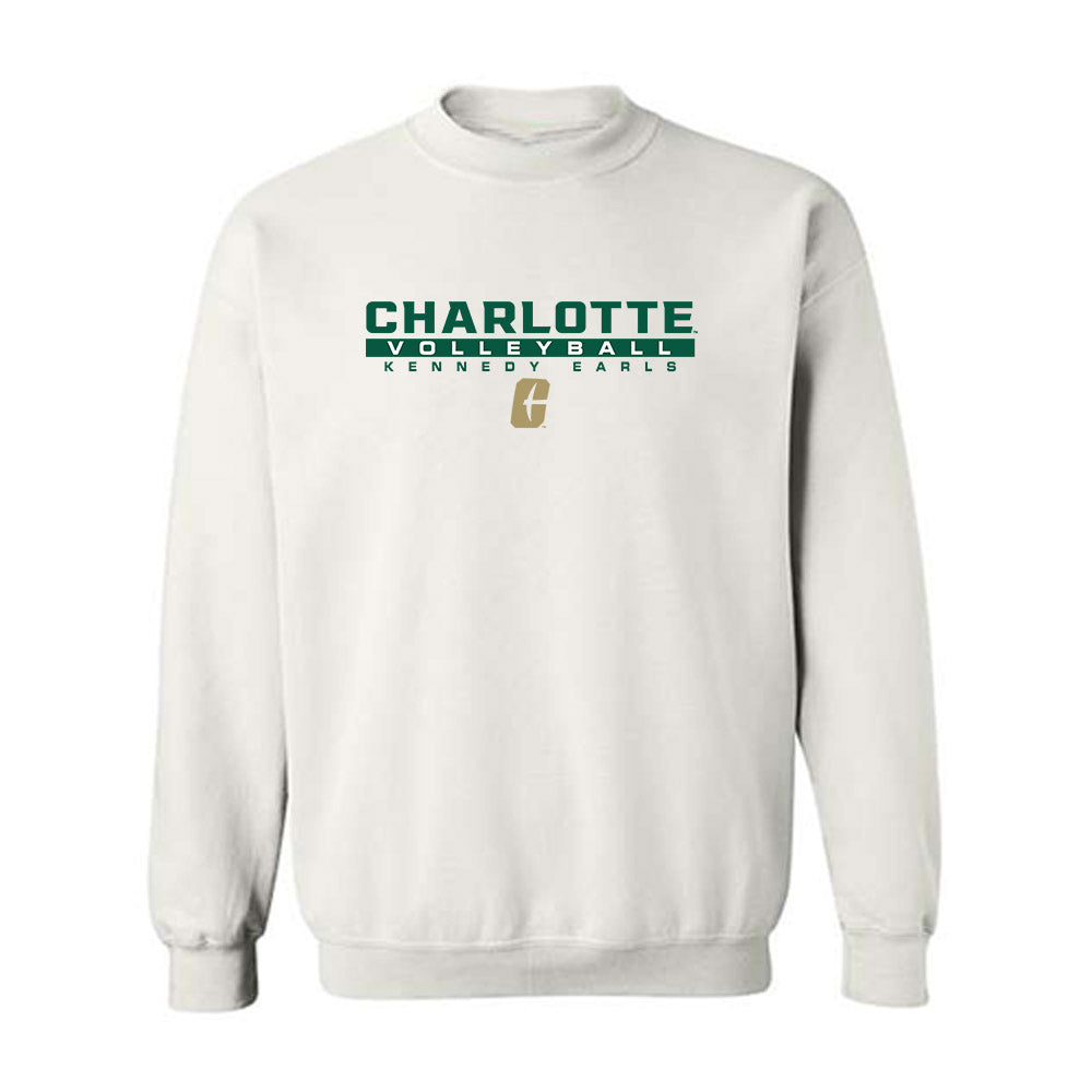 UNC Charlotte - NCAA Women's Volleyball : Kennedy Earls - Classic Fashion Shersey Crewneck Sweatshirt-0