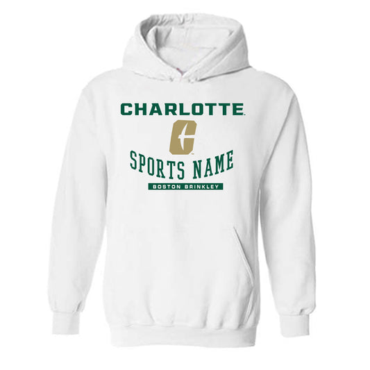 UNC Charlotte - NCAA Football : Boston Brinkley - Classic Fashion Shersey Hooded Sweatshirt